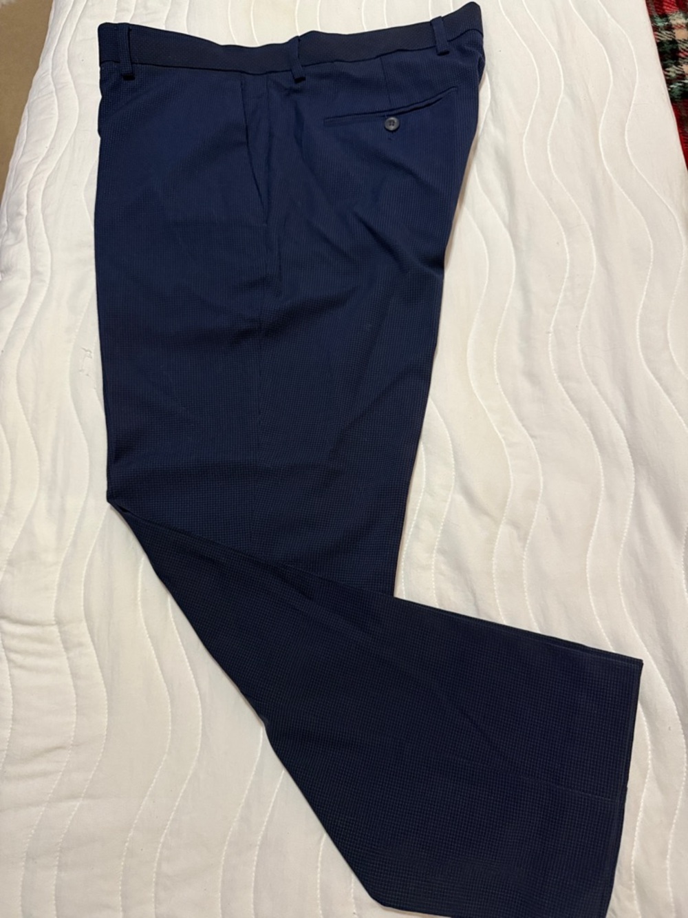 Perry Ellis Men's Dark Navy Dress Pants